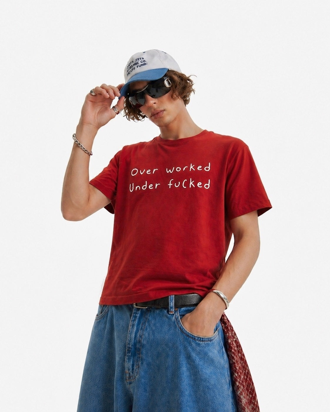 Overworked Crop Tee