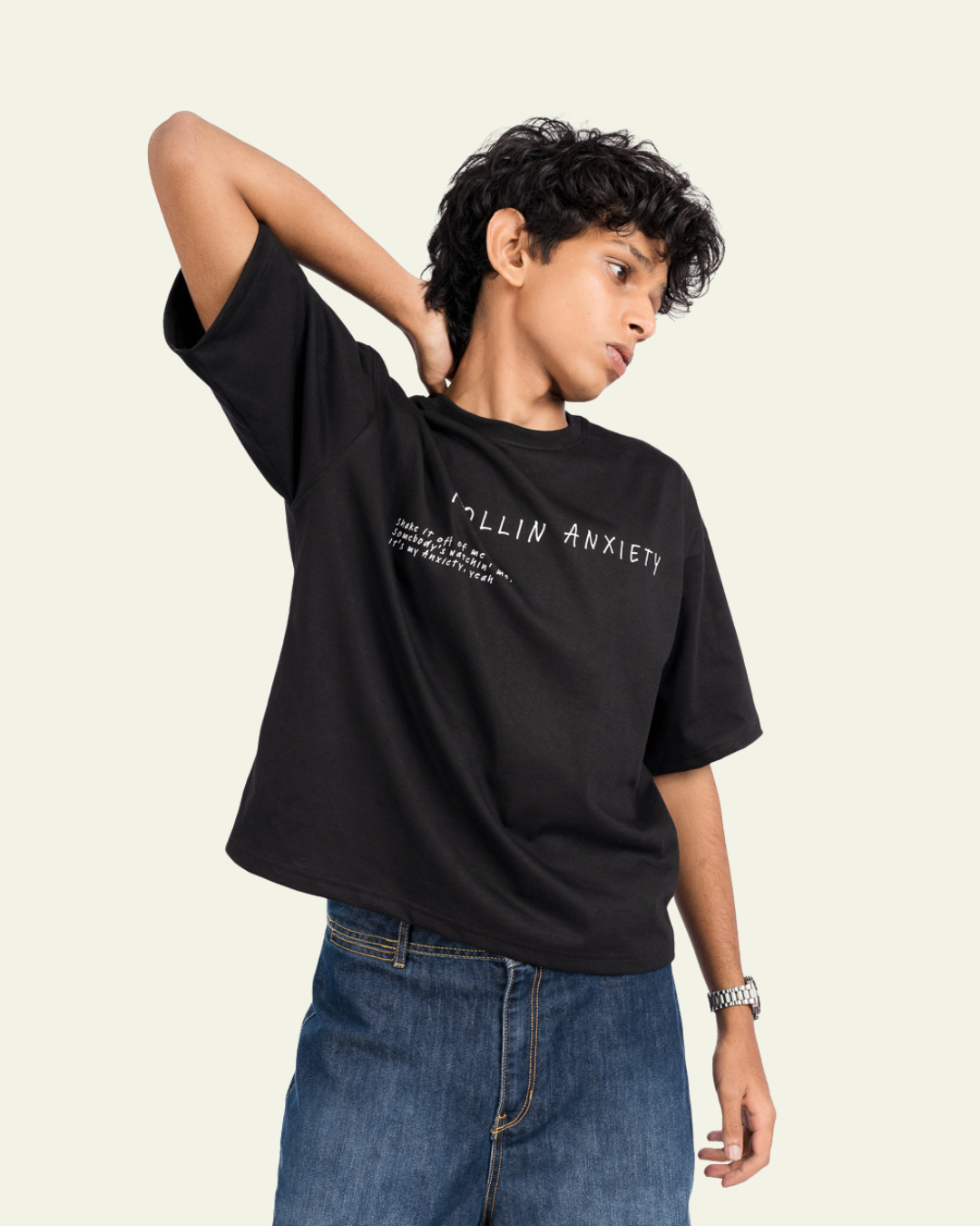 Anxiety Crop Tee
