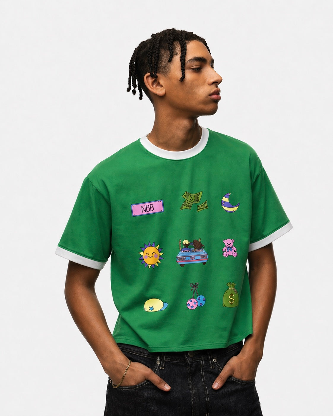 Broke Boys Crop Tee
