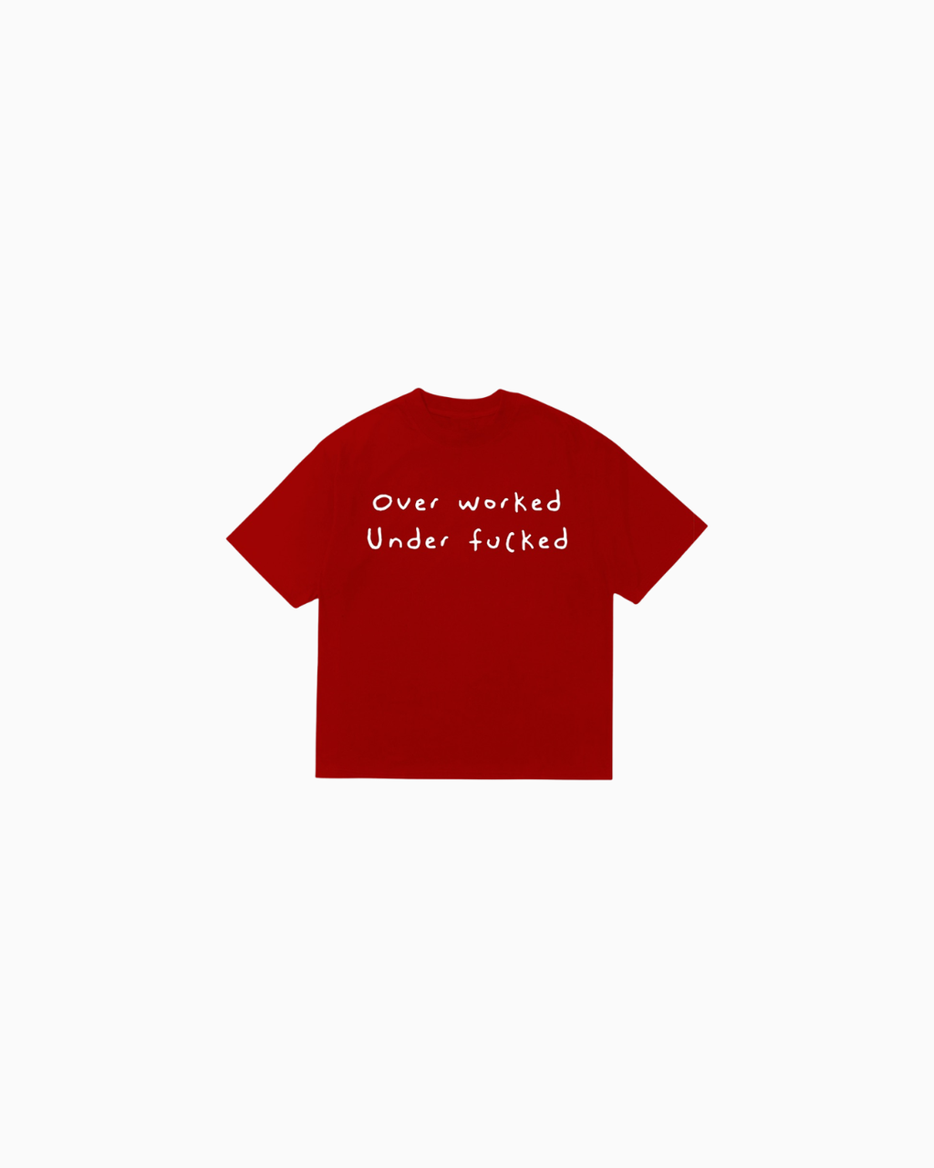 Overworked Crop Tee