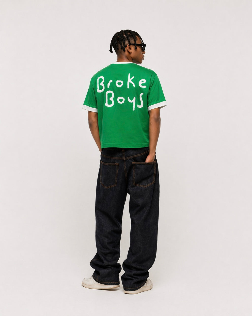 Broke Boys Crop Tee